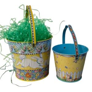 Mary Engelbreit Easter tin set retired 1998 by Michel collectible bunny tins